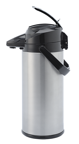 Animo Thermoskanne by Flavura: Pumpthermoskanne aus Edelstahl: 2,1 Liter