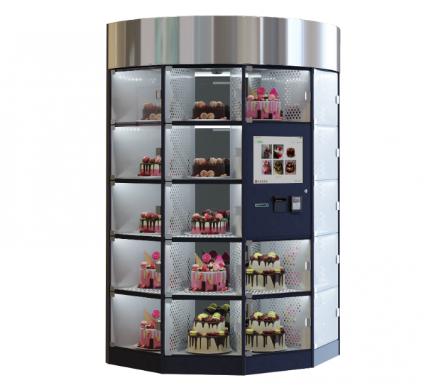 Tortenautomat Kristall by Flavura Verkaufsautomat, Warenautomat